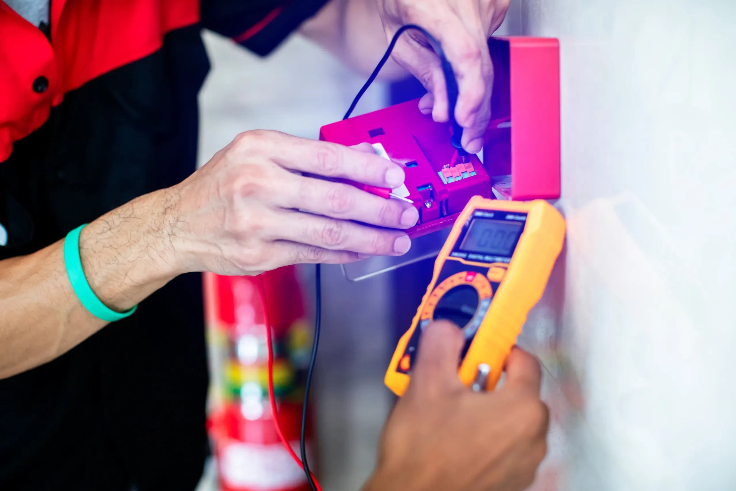 Fire safety system installation